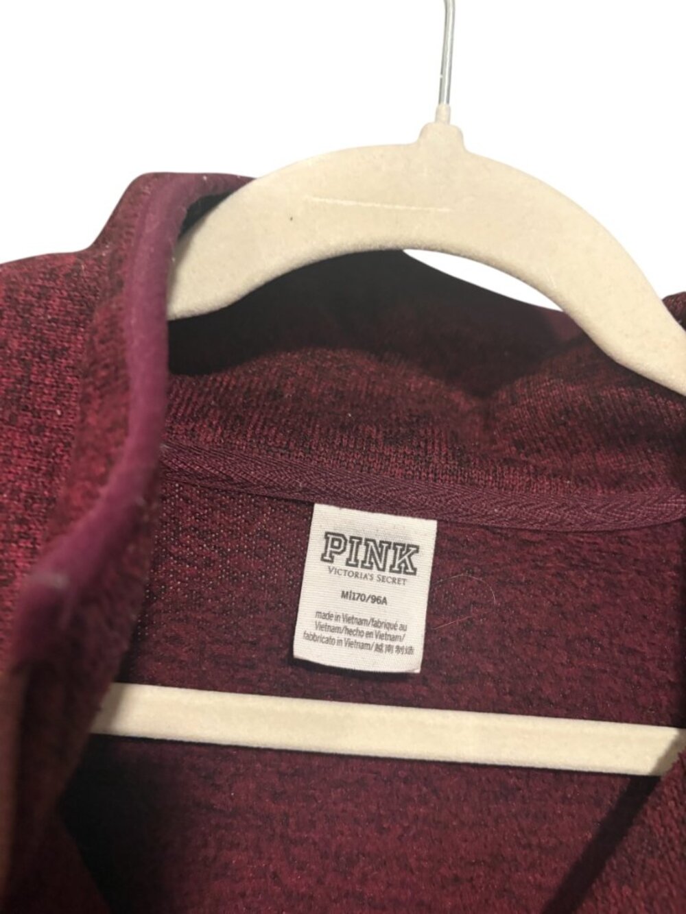 PINK Victoria's Secret Half-Zip Pullover - Picture 4 of 5